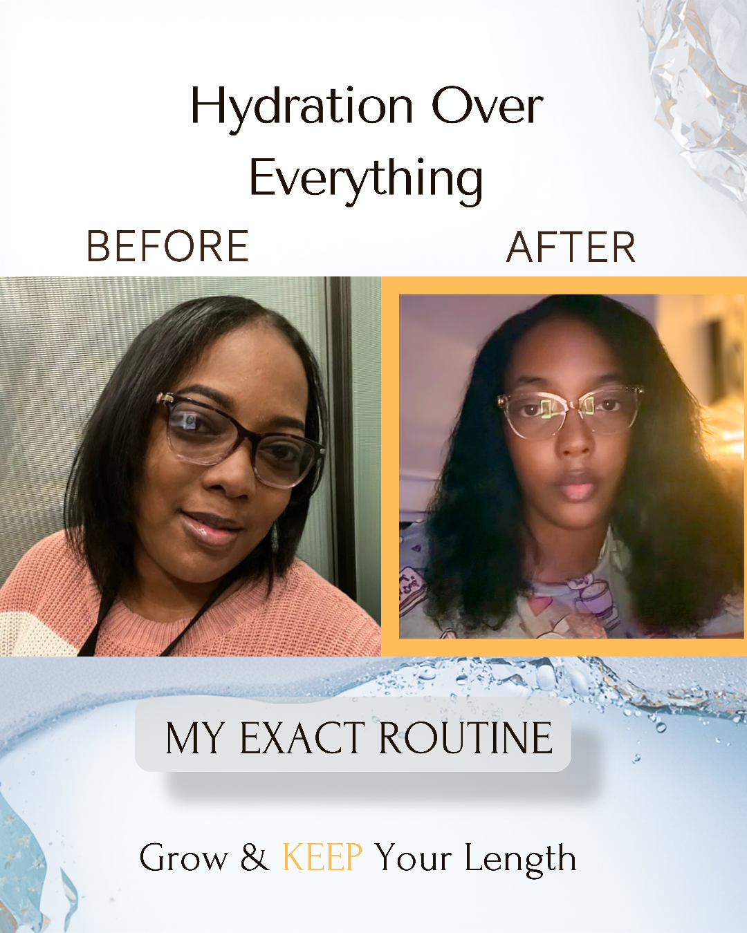 Hydration Over Everything: Moisturized Hair Growth Guide for Dry & Damaged Hair (4C Friendly)